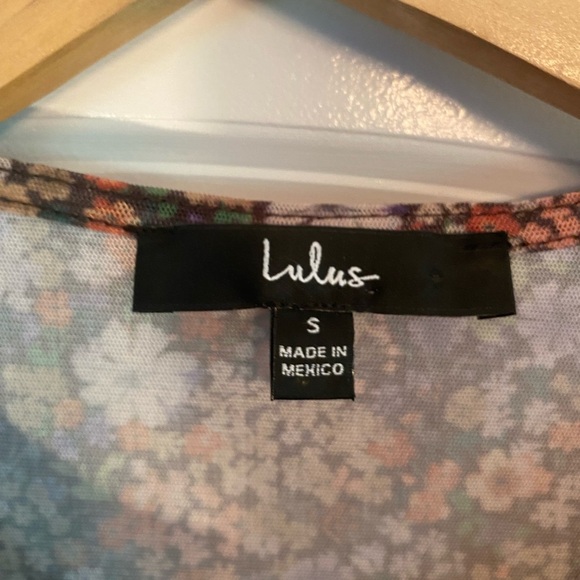 Lulus Everyday Luck Brown Floral Print Ruched Floral Bodysuit - Picture 7 of 8